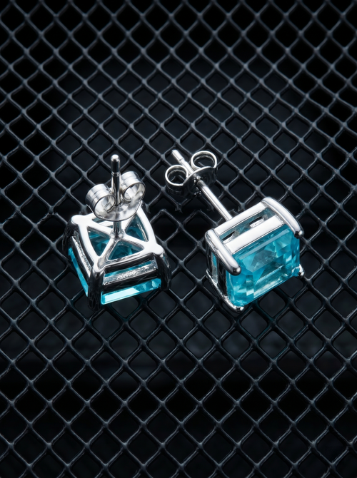 SPECIMEN NO.PB-03 / NEON CUBE EARRING