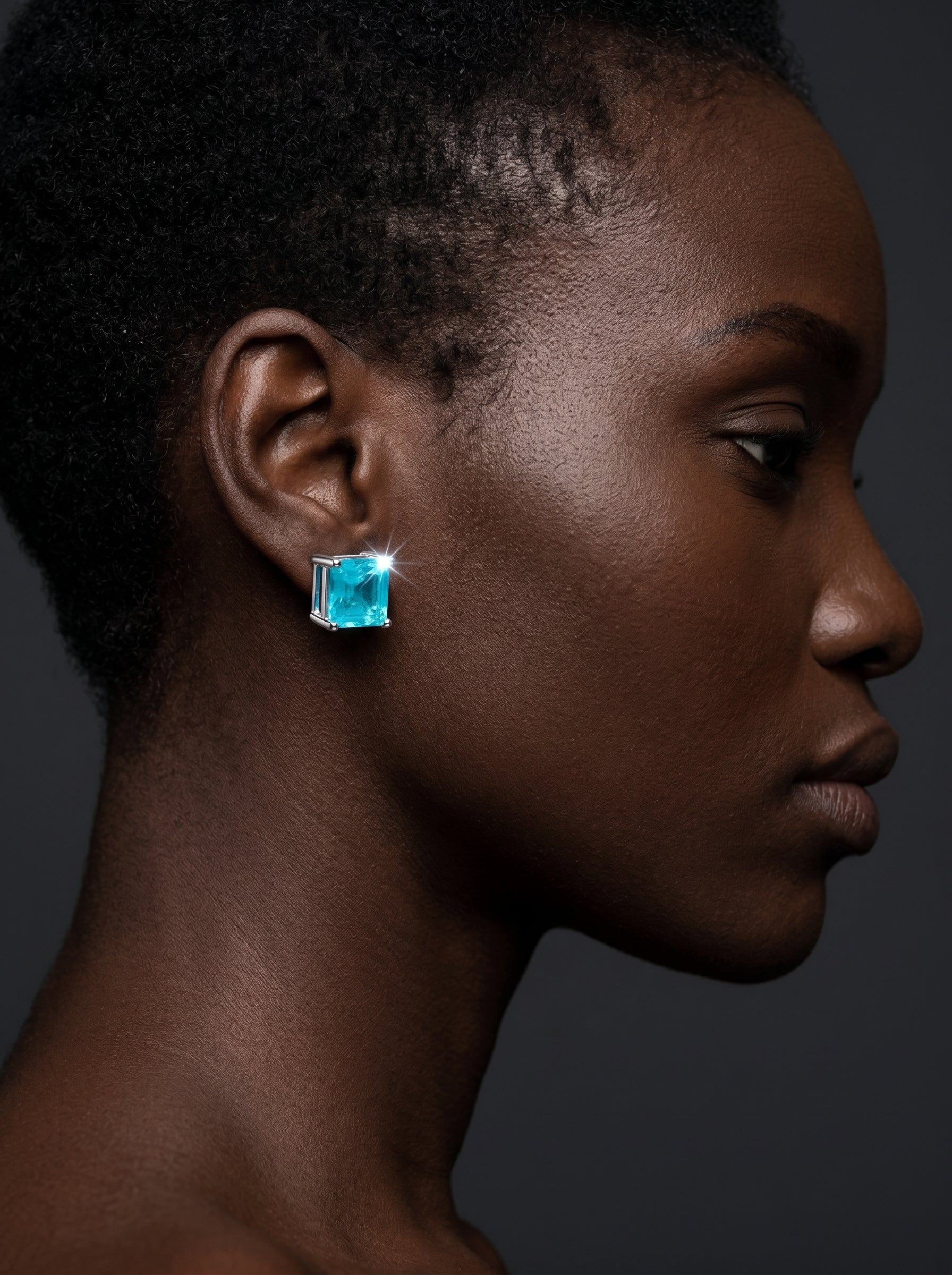 SPECIMEN NO.PB-03 / NEON CUBE EARRING